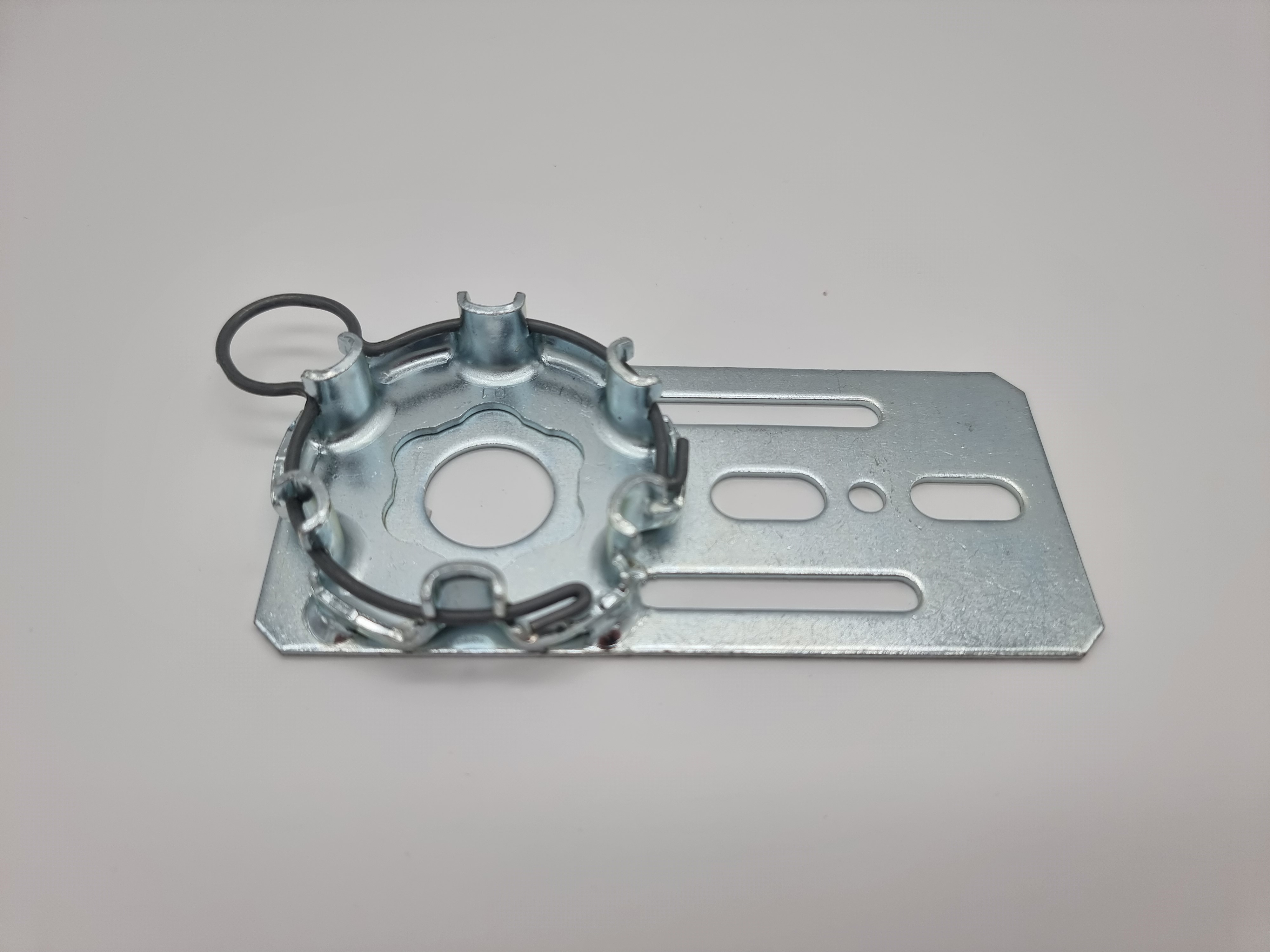 Flansch-Antriebslager verzinkt, höhenverstellbar für max. 50Nm