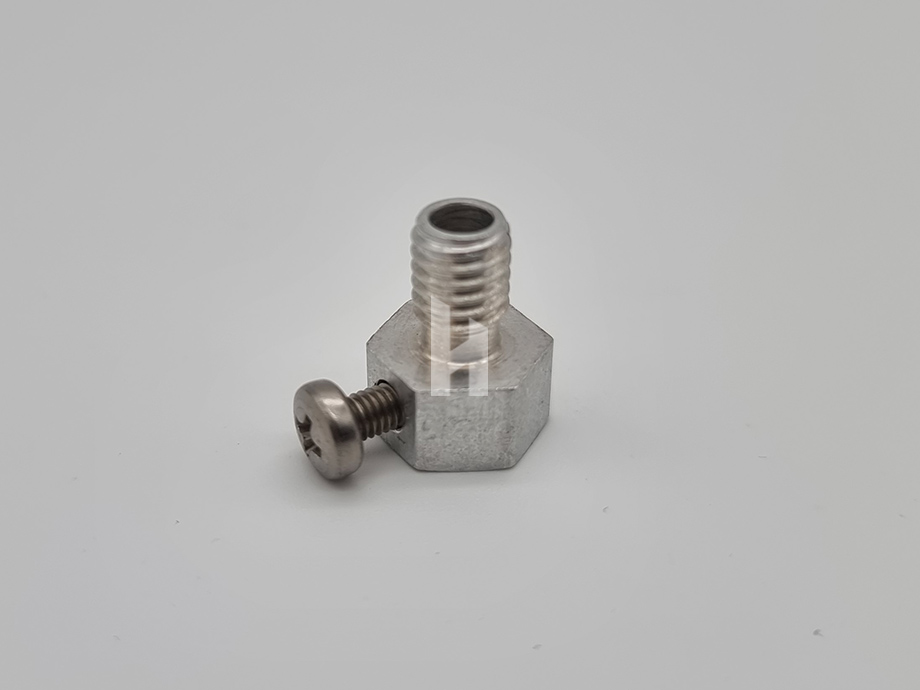 Spannschraube M8 x 12mm in Alu für Spanndraht bis Ø3,5mm